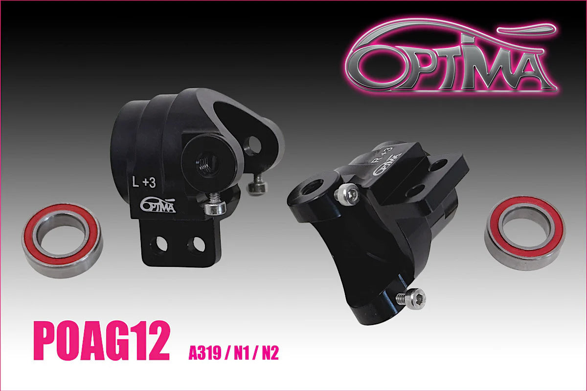 6MIK Optima P0AG12 +3 degree KPI V2 Steering Hubs for AGAMA N2