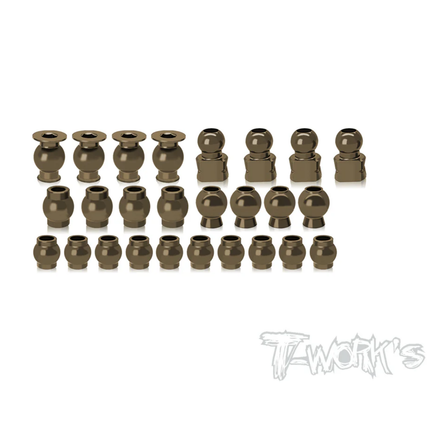 Hard Coated Alum. Ball Set (Agama N1) 26pcs.