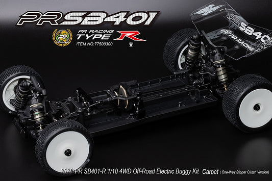 PR Racing SB401-R 1/10 4WD Off-Road Electric Buggy Kit Carpet ( One-Way Slipper Clutch Version) - 77500300