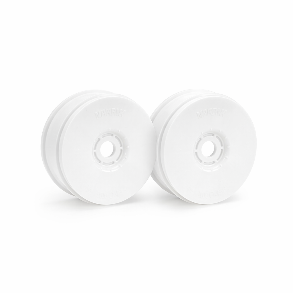 Matrix 1/8th Buggy Wheels - White  - Pair (2)