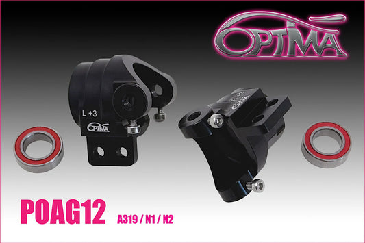 6MIK Optima P0AG12 +3 degree KPI V2 Steering Hubs for AGAMA N2