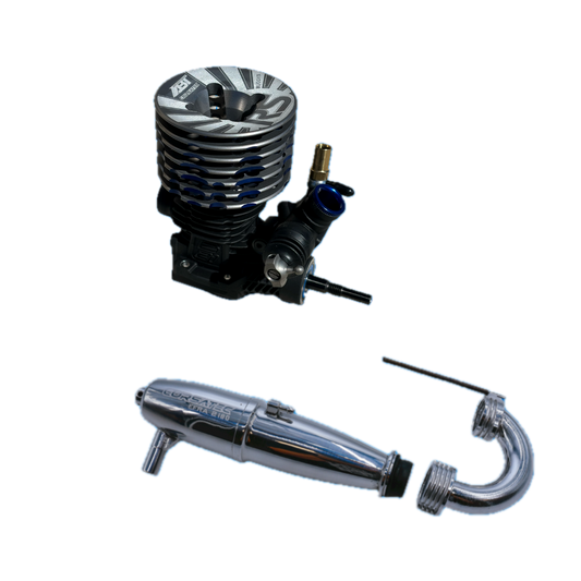 BROKEN IN: Combo RS Line Off-Road Engine 3 ports / Pipe Efra 2180 - CORSATEC