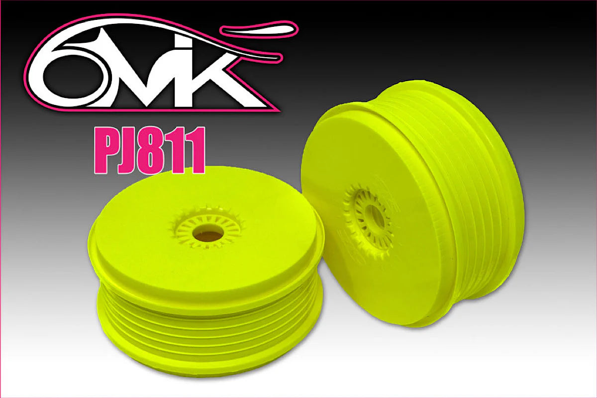 6MIK Yellow Wheels - Pair (2)