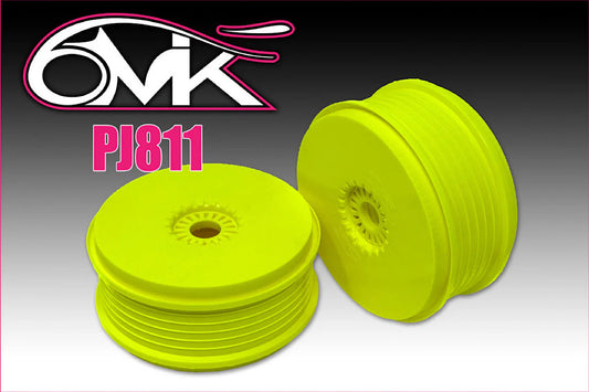6MIK Yellow Wheels - Pair (2)