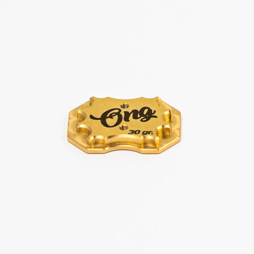 ONG 30 gram Brass Rear Chassis Weight