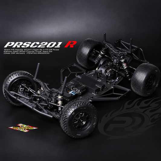 PR Racing SC201 Type R 1/10 2WD Short Course Truck Team Kit (Gear Diff Version) - 69000030