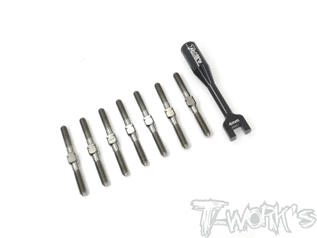 T-Works TB-178 64 Titanium Turnbuckle Set ( For PR SB401 TYPE-R )