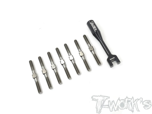 T-Works TB-178 64 Titanium Turnbuckle Set ( For PR SB401 TYPE-R )