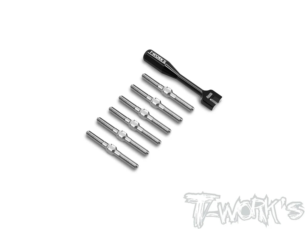 T-Works TB-340 64 Titanium Turnbuckle Set (For PR B10R)