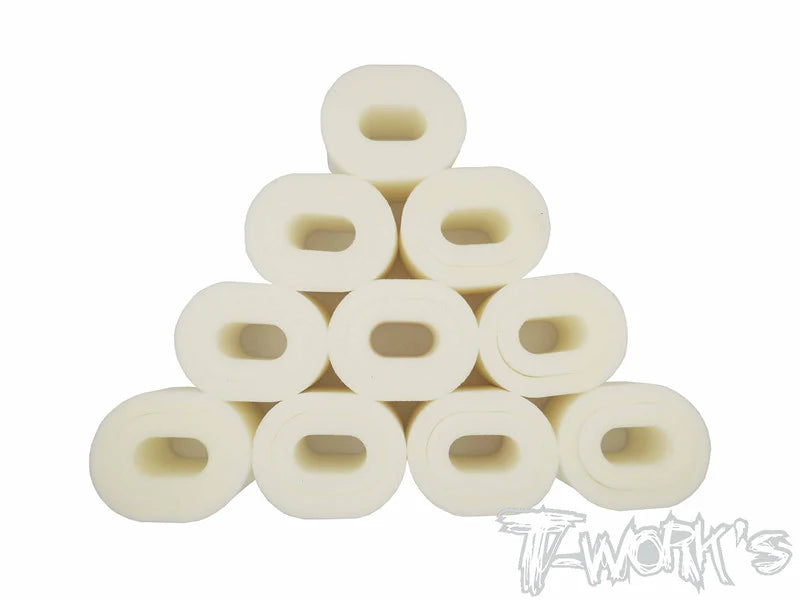 High Density Air Filter Foam 10pcs. (For Kyosho Air Filter)