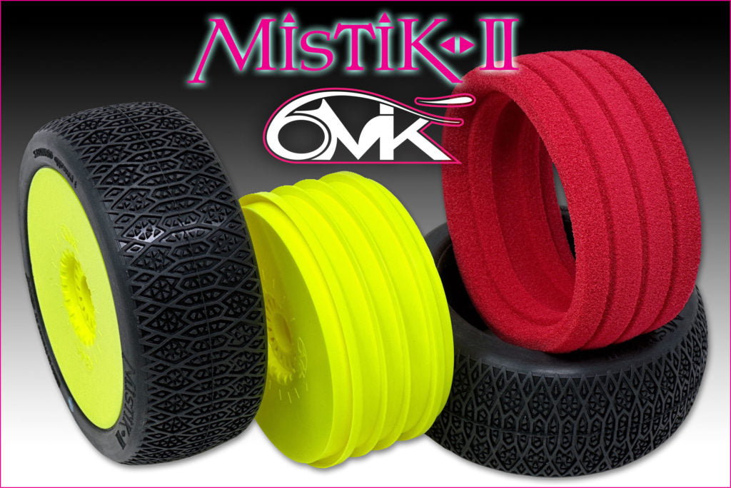 6MIK Mistik 2.0 Purple Complete with 6MIK Yellow Wheel and Foam (2) Pair