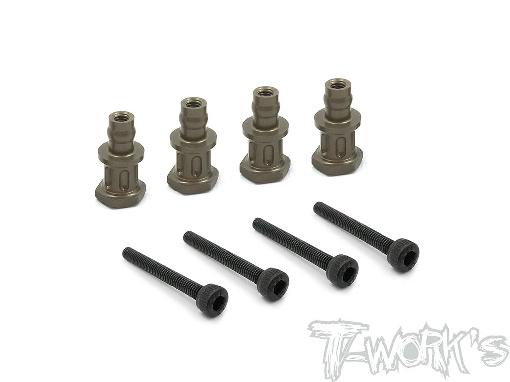 Hard Coated 7075-T6 Alu Shock Standoffs - AGAMA N2 - 4PCS