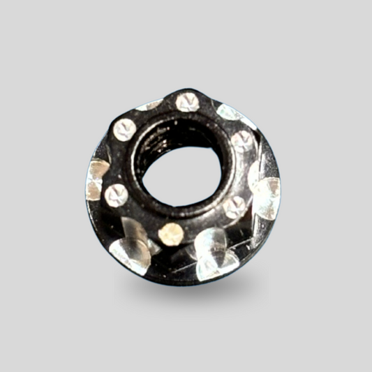 Corsatec M4 Flanged Wheel Nut Set Black (4)