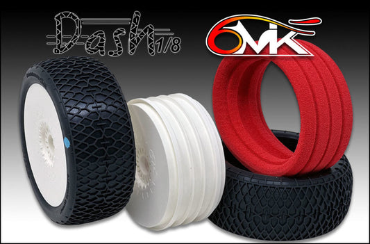 6MIK Dash Blue Complete with 6MIK Wheel and Foam (2) Pair
