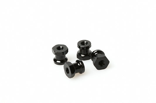 Aluminium Shock Stand off Set - Black (4) - 66400696