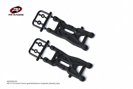 PR S1 V4 FrontLower gull Wishbone Graphite (Hard) (1pr) - 69400157
