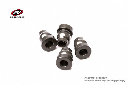 PR Racing Shock Top Bushing(Alu) (4) - 81430107