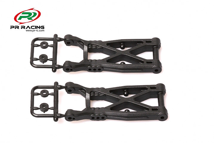 PR Racing B10R Rear Lower gull Wishbone (medium hardness) (1pr) - 69400155