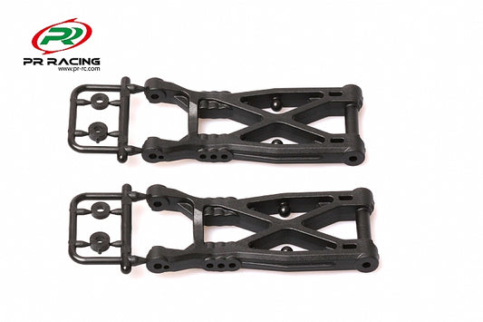 PR Racing B10R Rear Lower gull Wishbone (medium hardness) (1pr) - 69400155