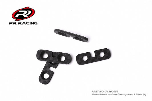 Servo carbon fiber spacer 1.5mm (4) - 74500039
