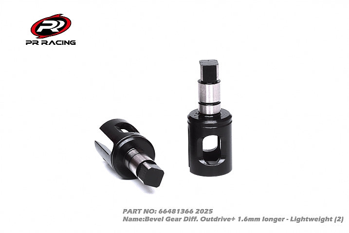 Bevel Gear Diff. Outdrive+ 1.6mm longer - Lightweight (2) - 66481366