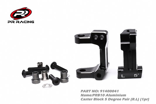 PRB10 Aluminium Caster Block 5 Degree Pair (R.L) (1pr) - 91400041