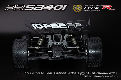 PR Racing PR SB401-R 1/10 4WD Off-Road Electric Buggy Kit  Dirt (Center Diff + Slipper Clutch Version) - 77500296