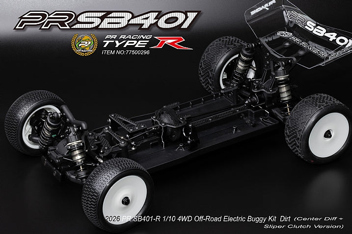 PR Racing PR SB401-R 1/10 4WD Off-Road Electric Buggy Kit  Dirt (Center Diff + Slipper Clutch Version) - 77500296