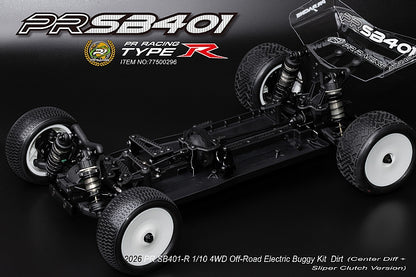 PR Racing PR SB401-R 1/10 4WD Off-Road Electric Buggy Kit  Dirt (Center Diff + Slipper Clutch Version) - 77500296