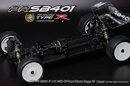 PR Racing SB401-R 1/10 4WD Off-Road Electric Buggy Kit Carpet ( One-Way Slipper Clutch Version) - 77500300