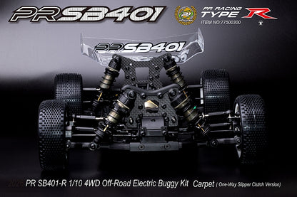 PR Racing SB401-R 1/10 4WD Off-Road Electric Buggy Kit Carpet ( One-Way Slipper Clutch Version) - 77500300