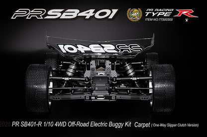 PR Racing SB401-R 1/10 4WD Off-Road Electric Buggy Kit Carpet ( One-Way Slipper Clutch Version) - 77500300