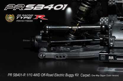 PR Racing SB401-R 1/10 4WD Off-Road Electric Buggy Kit Carpet ( One-Way Slipper Clutch Version) - 77500300