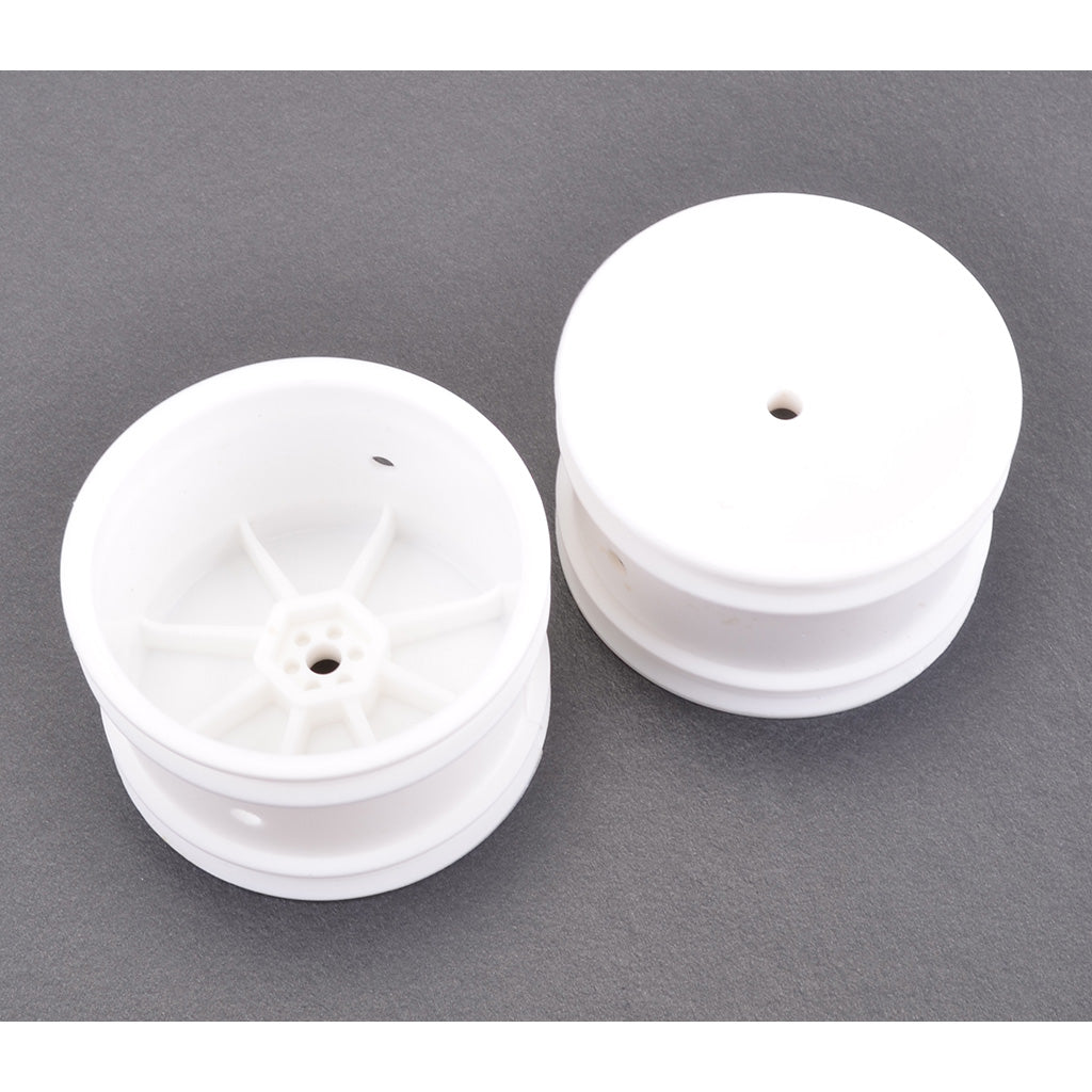 Schumacher 1/10 Wheel Hex Rear - White - (2)