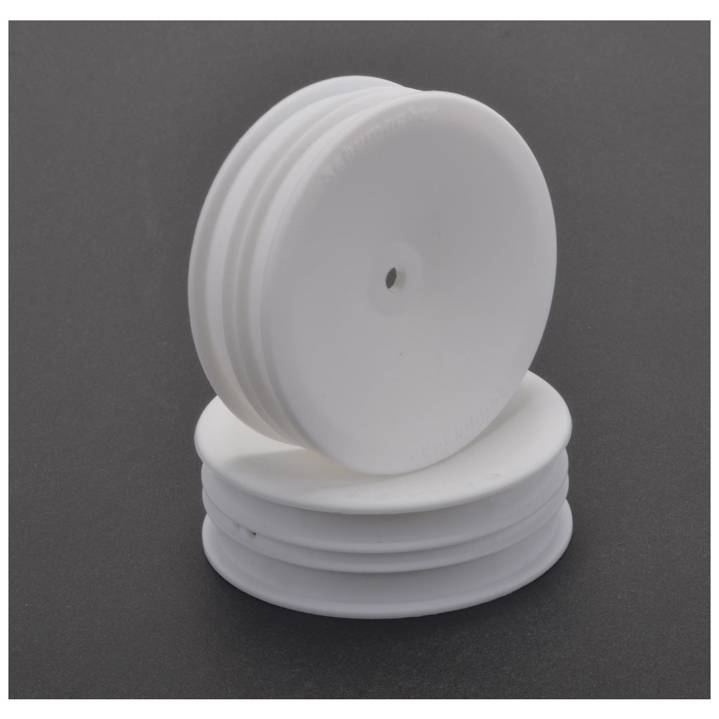 Schumacher 1/10 Wheel Hex - Slim - 2WD - White (2)