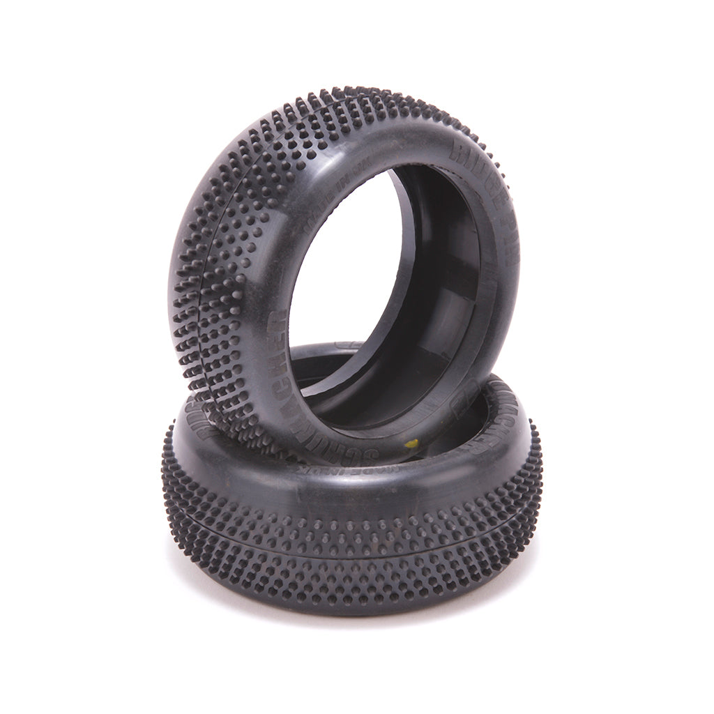 Schumacher RIDGE PIN - 7R 1/8 Tyres - Yellow (2)