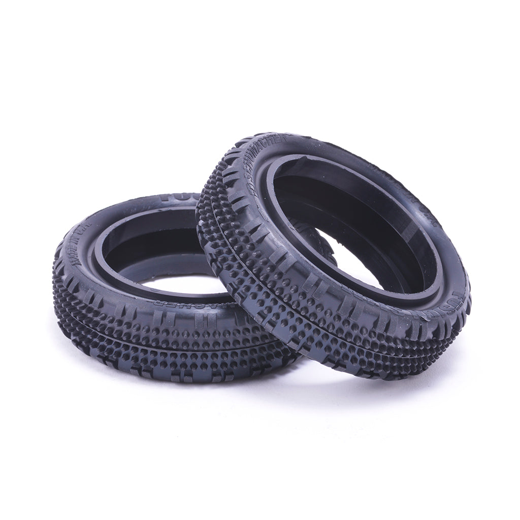 Schumacher Fusion Slim - 1/10 2WD Tyres - Front - Yellow - (2)