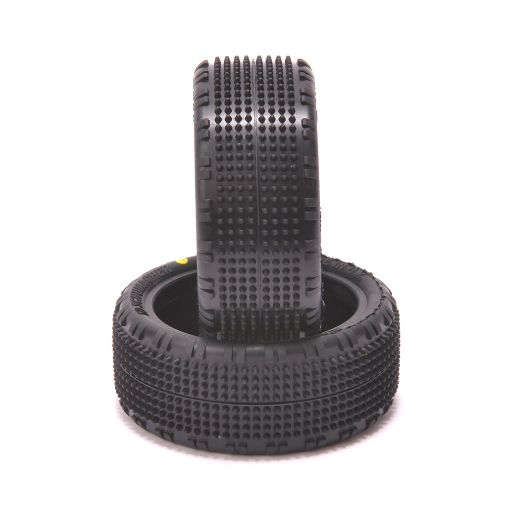 Schumacher Shard - 1/10  4WD Tyres - Front - Yellow - (2)