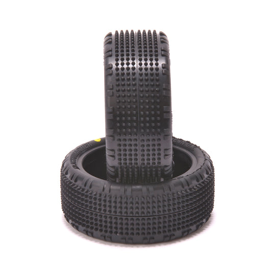 Schumacher Shard - 1/10  4WD Tyres - Front - Yellow - (2)